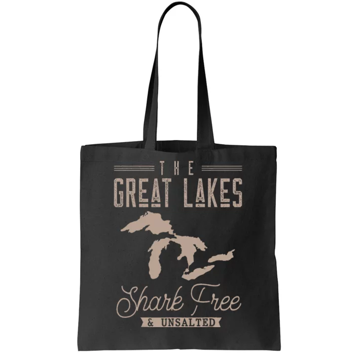 The Great Lakes Shark Free Unsalted Tote Bag