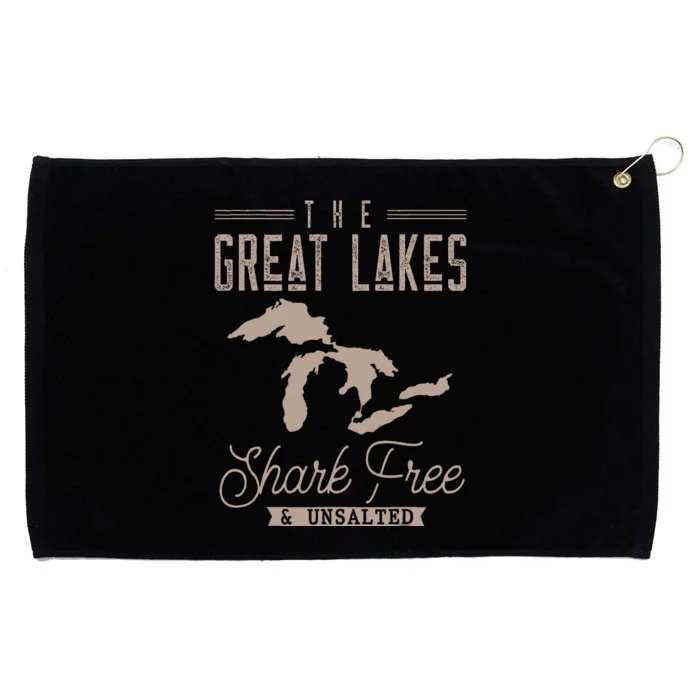 The Great Lakes Shark Free Unsalted Grommeted Golf Towel