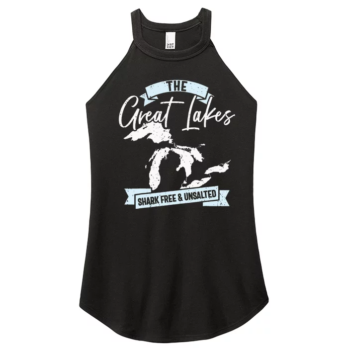 The Great Lakes Michigan Great Lakes Tourist Women’s Perfect Tri Rocker Tank