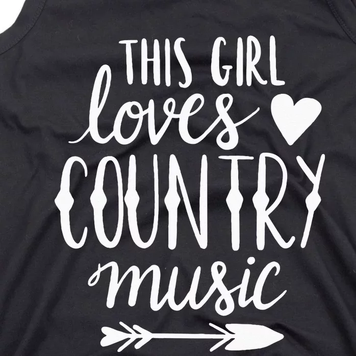 This Girl Loves Country Music Country Music Lover Gift Tank Top