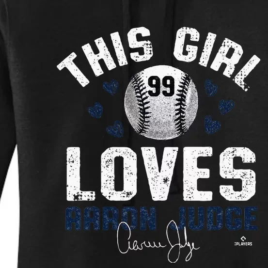 This Girl Loves Aaron Judge New York Women's Pullover Hoodie