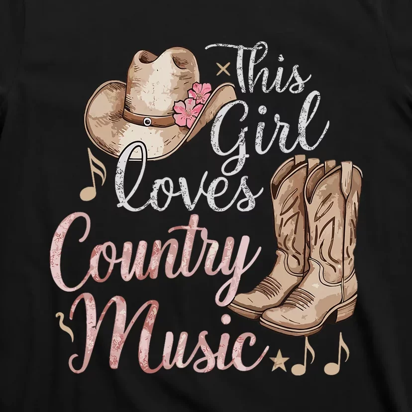 This Girl Loves Country Music T-Shirt