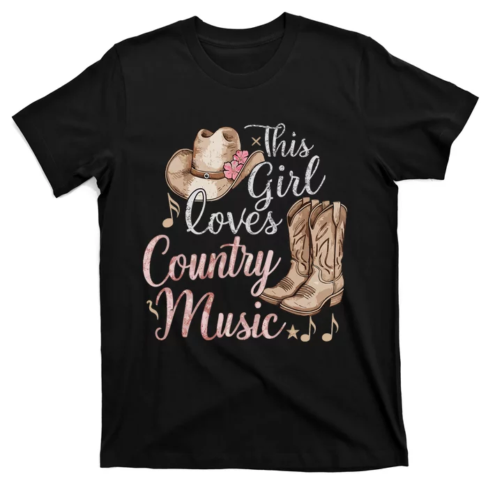 This Girl Loves Country Music T-Shirt