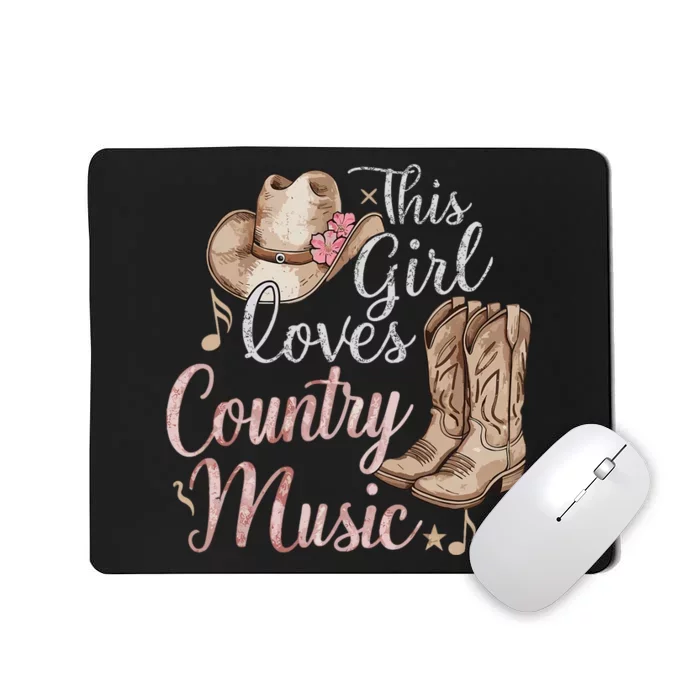 This Girl Loves Country Music Mousepad