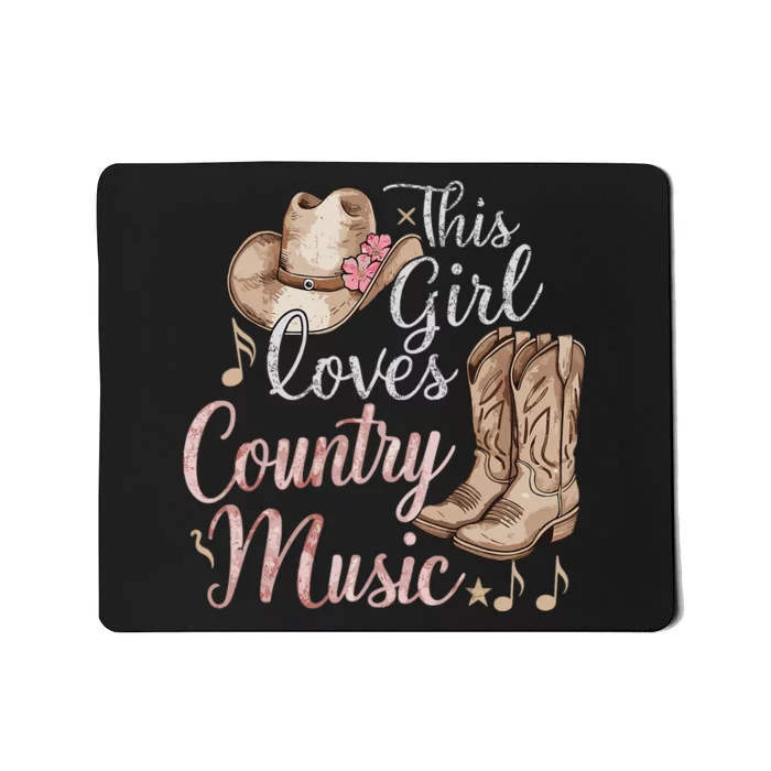 This Girl Loves Country Music Mousepad