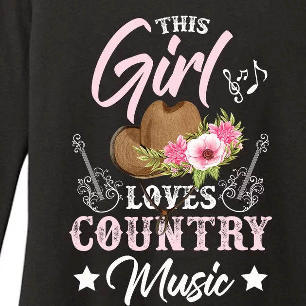 This Girl Loves Country Music Womens CVC Long Sleeve Shirt