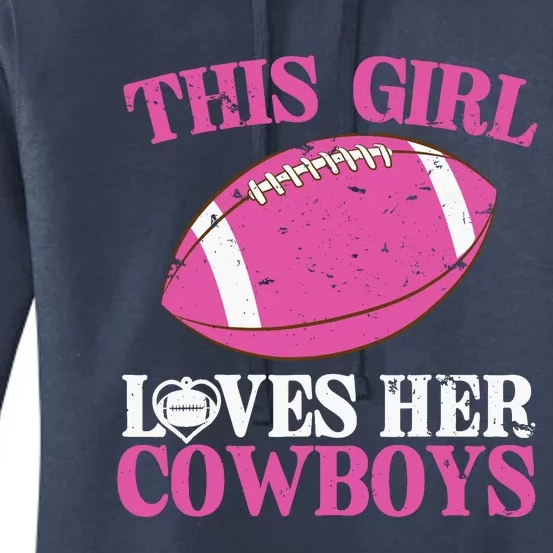 This Girl Loves Her Cowboy Women's Pullover Hoodie