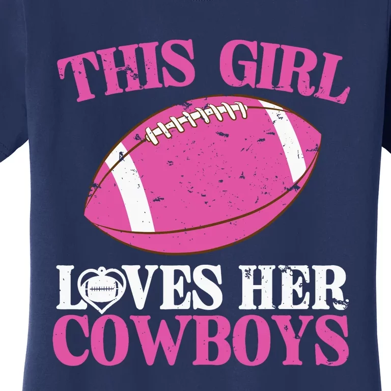 This Girl Loves Her Cowboy Women's T-Shirt