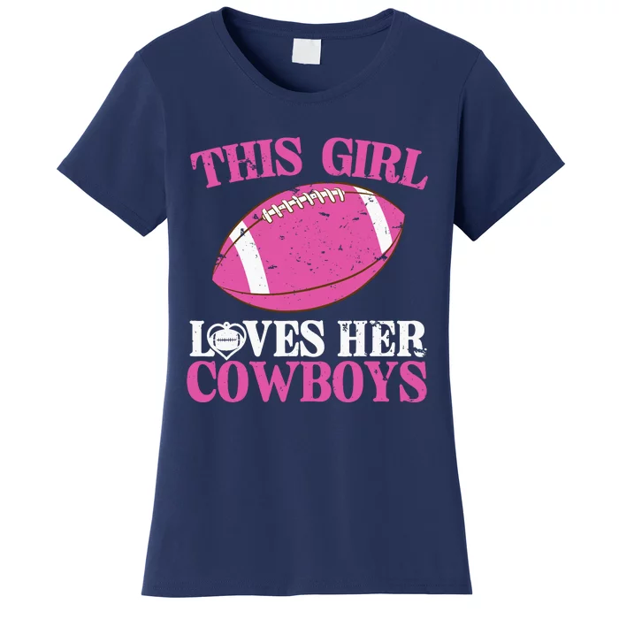 This Girl Loves Her Cowboy Women's T-Shirt