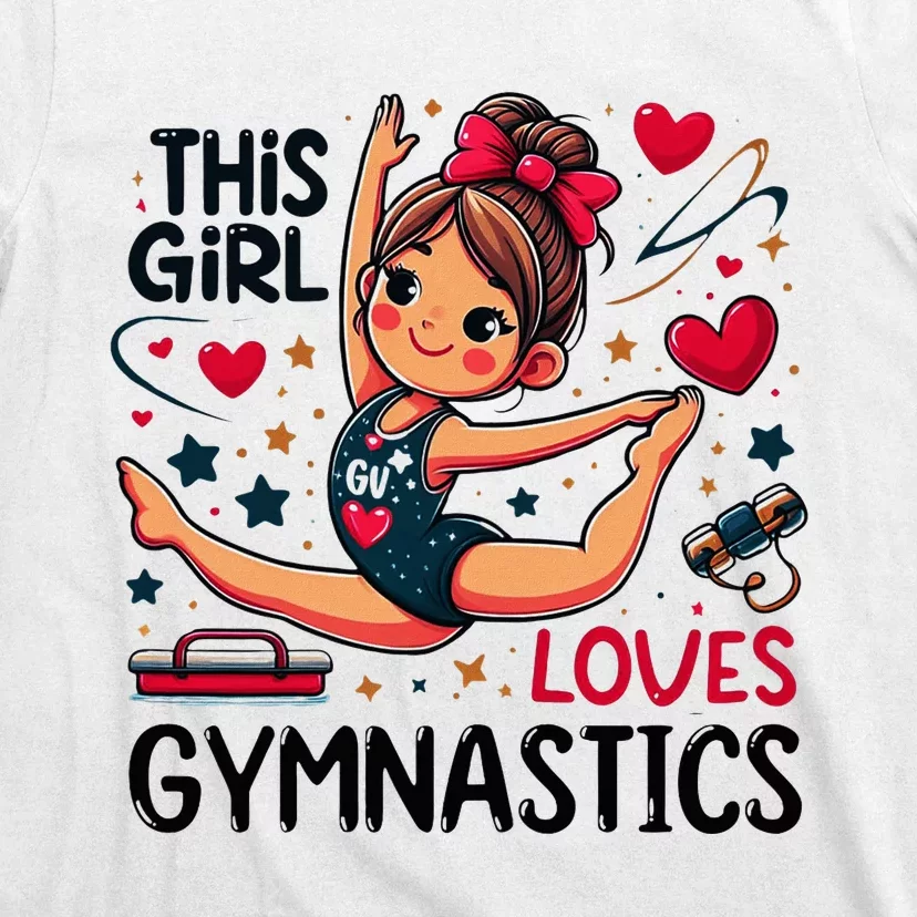 This Girl Loves Gymnastics Gymnastic Sport Lover T-Shirt