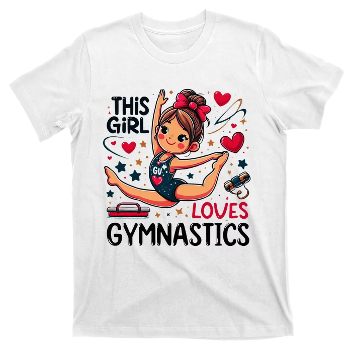 This Girl Loves Gymnastics Gymnastic Sport Lover T-Shirt