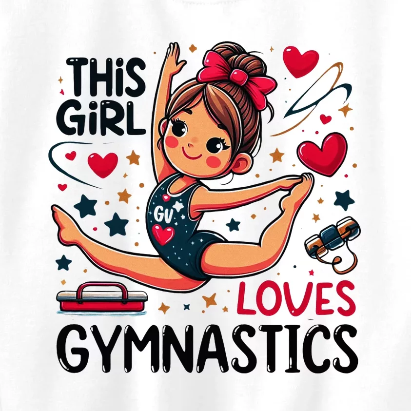 This Girl Loves Gymnastics Gymnastic Sport Lover Kids Sweatshirt