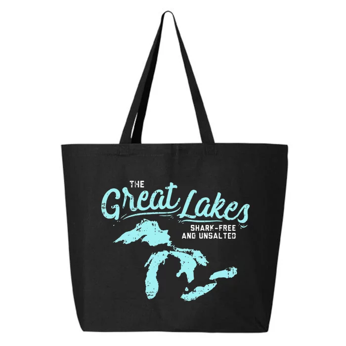 The Great Lakes Shark Free & Unsalted Summer Vacation 25L Jumbo Tote