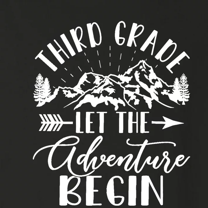 Third Grade Let The Adventure Begin First Day 3rd Grade Toddler Long Sleeve Shirt