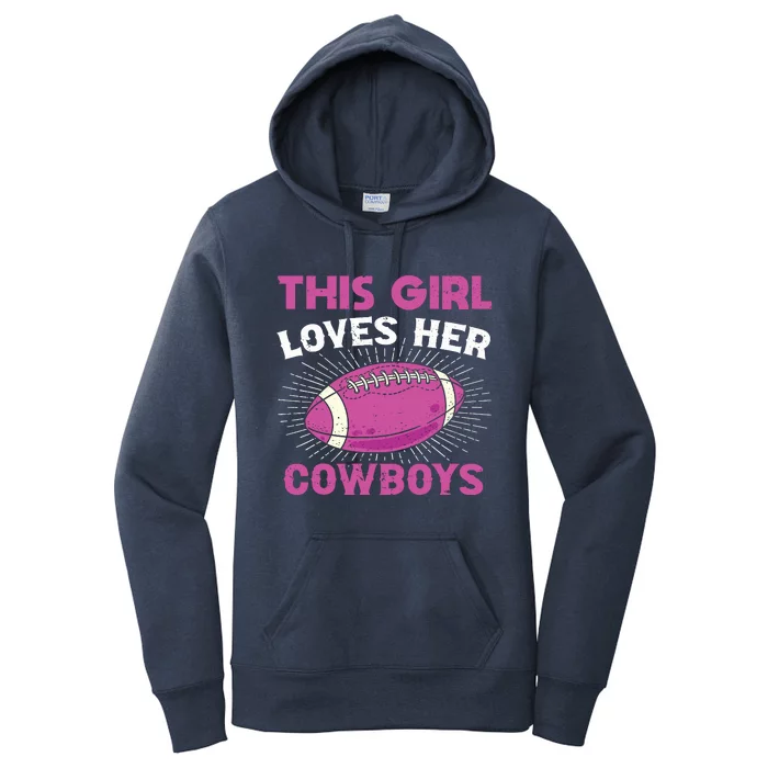 This Girl Loves Her Cowboy Women's Pullover Hoodie