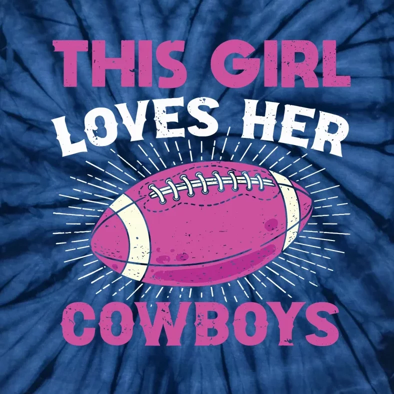 This Girl Loves Her Cowboy Tie-Dye T-Shirt