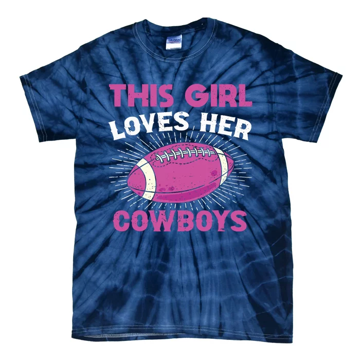 This Girl Loves Her Cowboy Tie-Dye T-Shirt