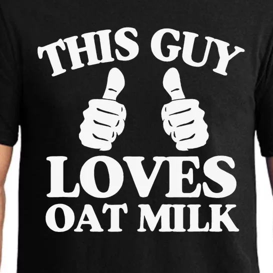 This Guy Loves Oat Milk Plant Based Vegan Barista Pajama Set