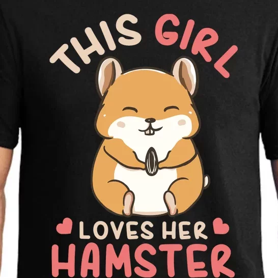 This Girl Loves Her Hamster | Hamster Lover Gift Pajama Set