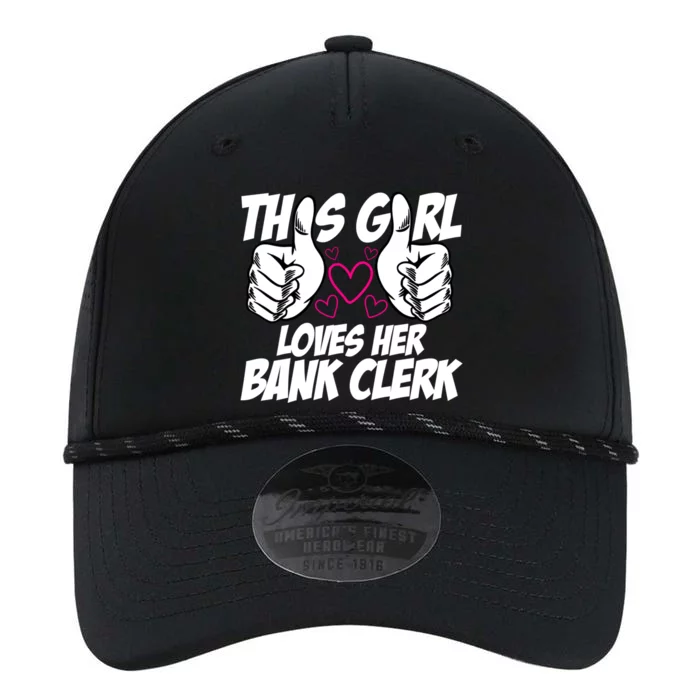 This Girl Loves Her Bank Clerk Banking Finance Bookkeeper Funny Gift Performance The Dyno Cap