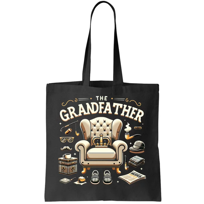 The Grandfather Logo FatherS Day Tote Bag