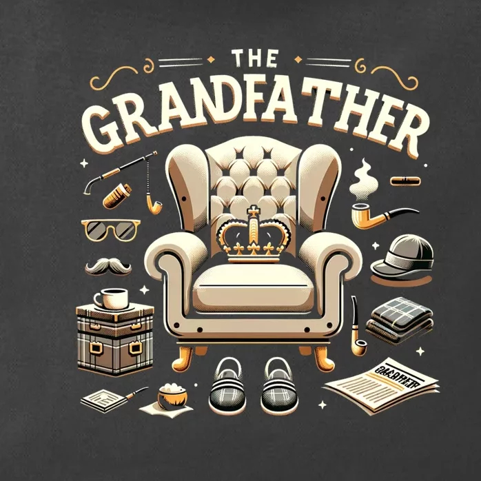 The Grandfather Logo FatherS Day Zip Tote Bag