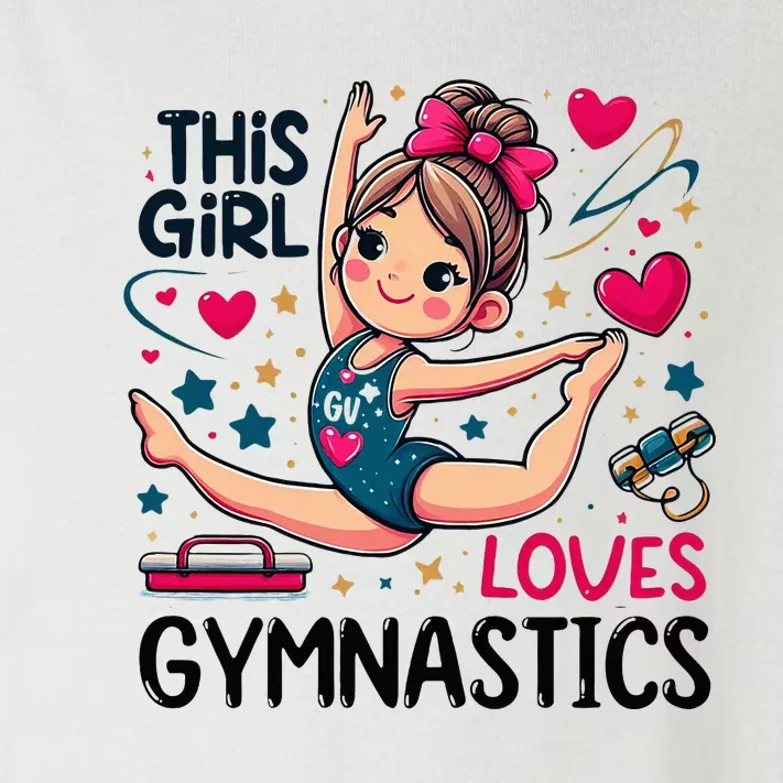 This Girl Loves Gymnastics Gymnastic Sport Lover Toddler Long Sleeve Shirt