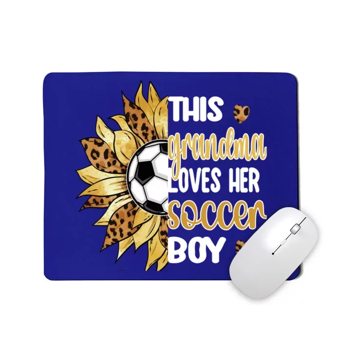 This Grandma Loves Her Soccer Boy Soccer Player Grandmother Gift Mousepad