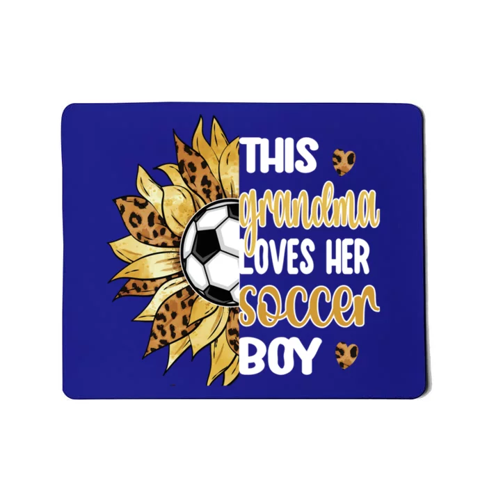 This Grandma Loves Her Soccer Boy Soccer Player Grandmother Gift Mousepad