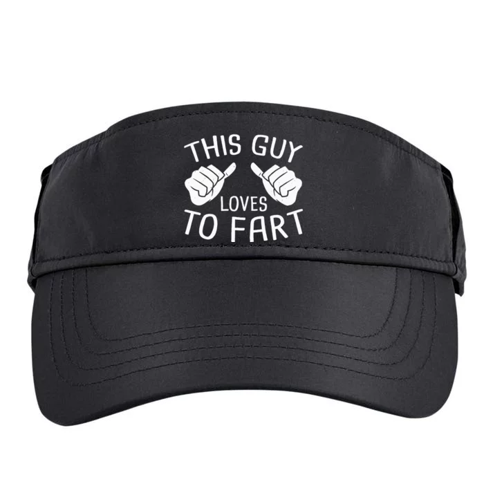 This Guy Loves To Fart Adult Drive Performance Visor