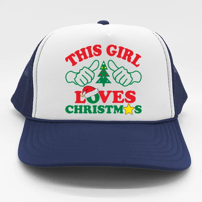 This Girl Love Christmas Trucker Hat