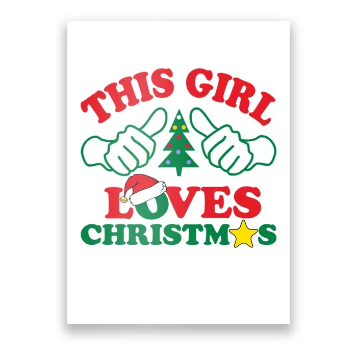 This Girl Love Christmas Poster