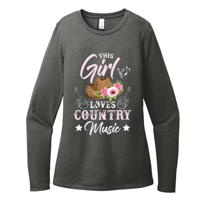 This Girl Loves Country Music Womens CVC Long Sleeve Shirt