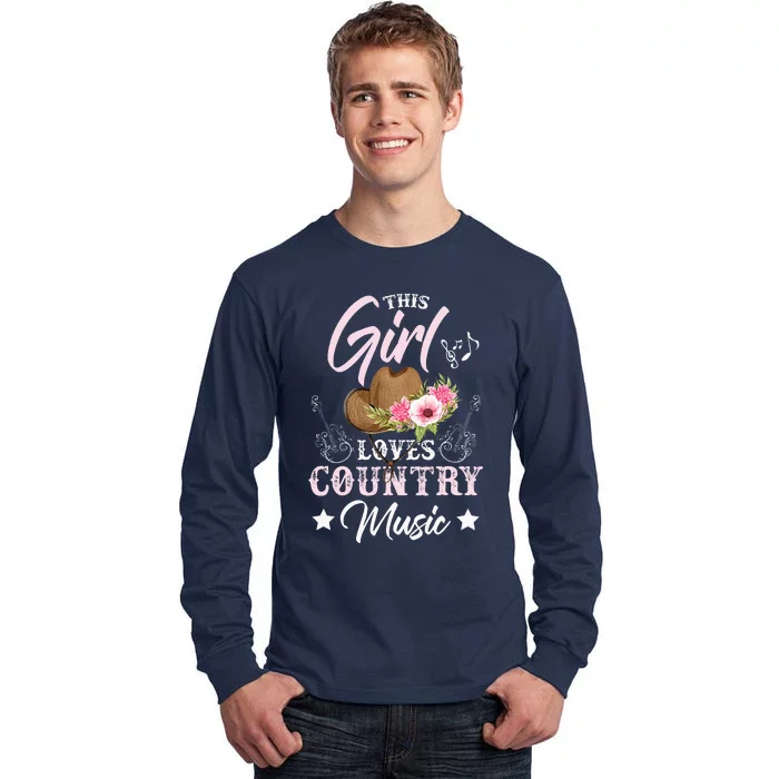 This Girl Loves Country Music Tall Long Sleeve T-Shirt