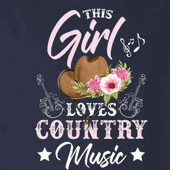 This Girl Loves Country Music Toddler Long Sleeve Shirt