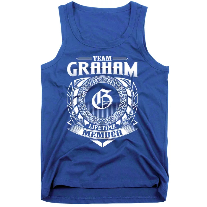 Team Graham Lifetime Member Vintage Graham Family Gift Tank Top