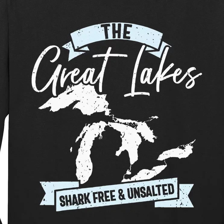 The Great Lakes Michigan Great Lakes Tourist Long Sleeve Shirt