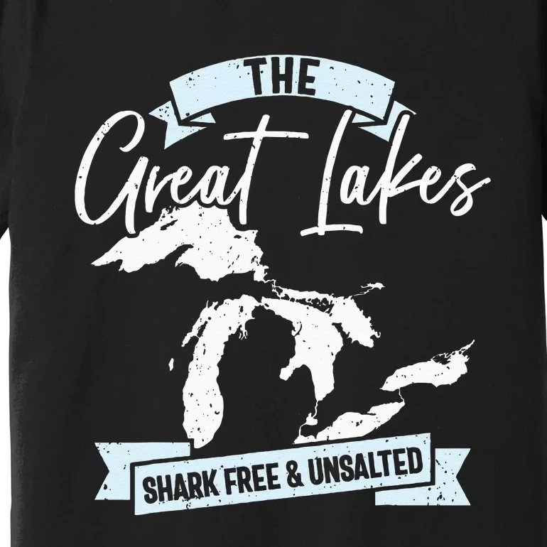 The Great Lakes Michigan Great Lakes Tourist Premium T-Shirt