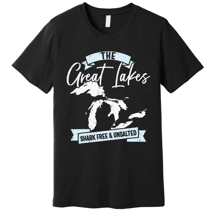 The Great Lakes Michigan Great Lakes Tourist Premium T-Shirt