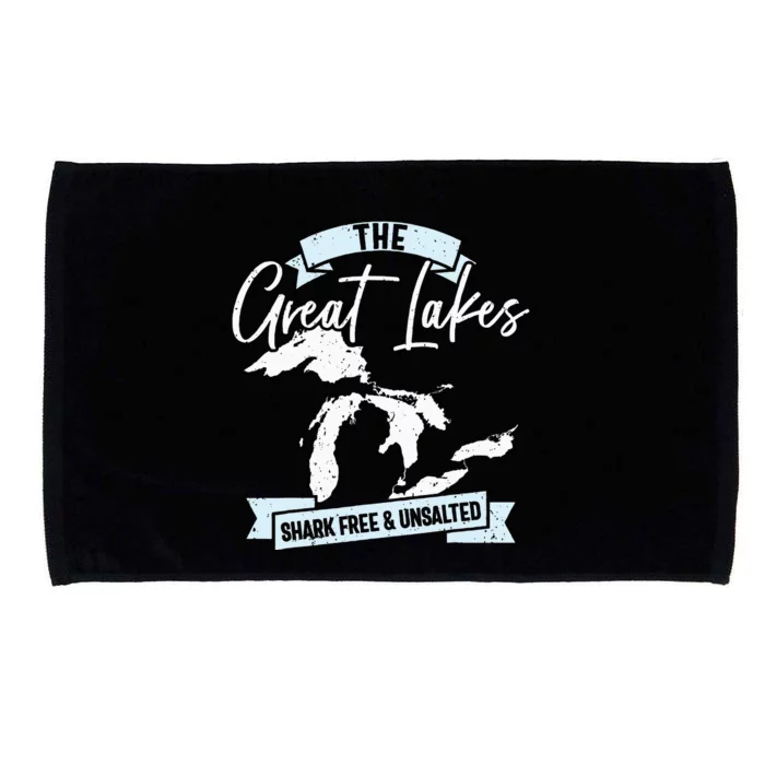 The Great Lakes Michigan Great Lakes Tourist Microfiber Hand Towel