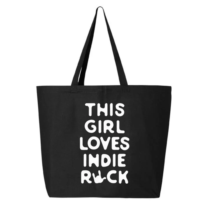 This Girl Loves Indie Rock 25L Jumbo Tote