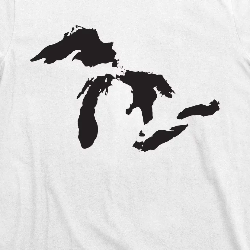 The Great Lakes Detroit Michigan T T-Shirt