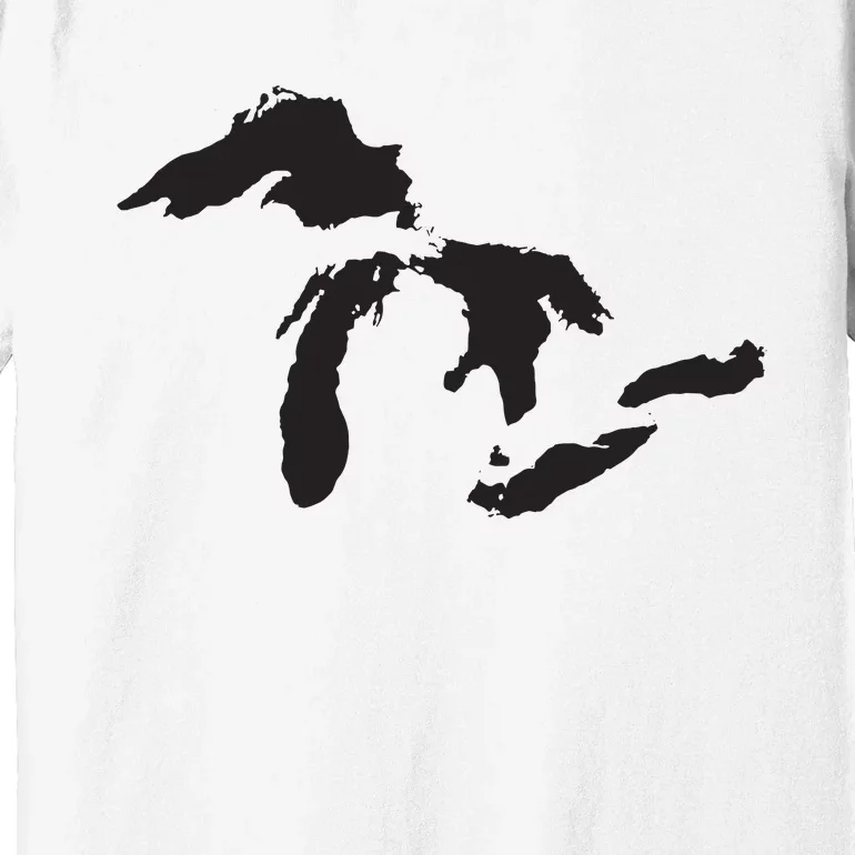 The Great Lakes Detroit Michigan T Premium T-Shirt