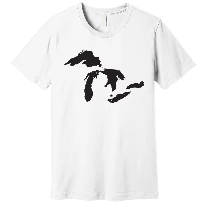 The Great Lakes Detroit Michigan T Premium T-Shirt