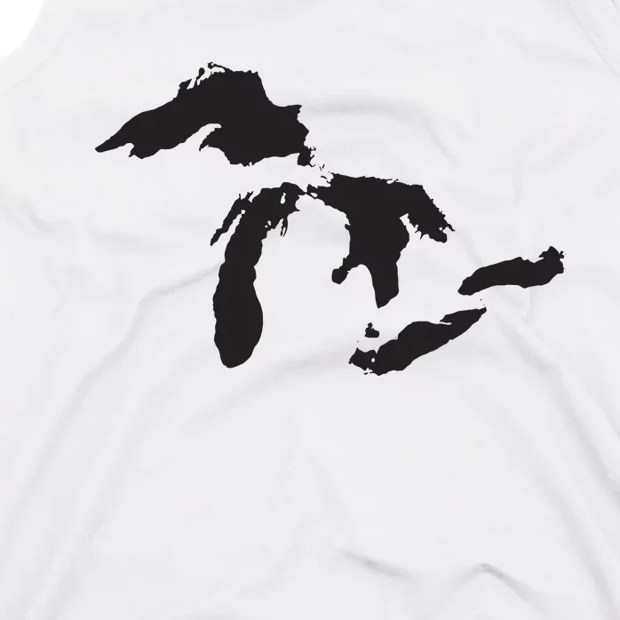 The Great Lakes Detroit Michigan T Tank Top