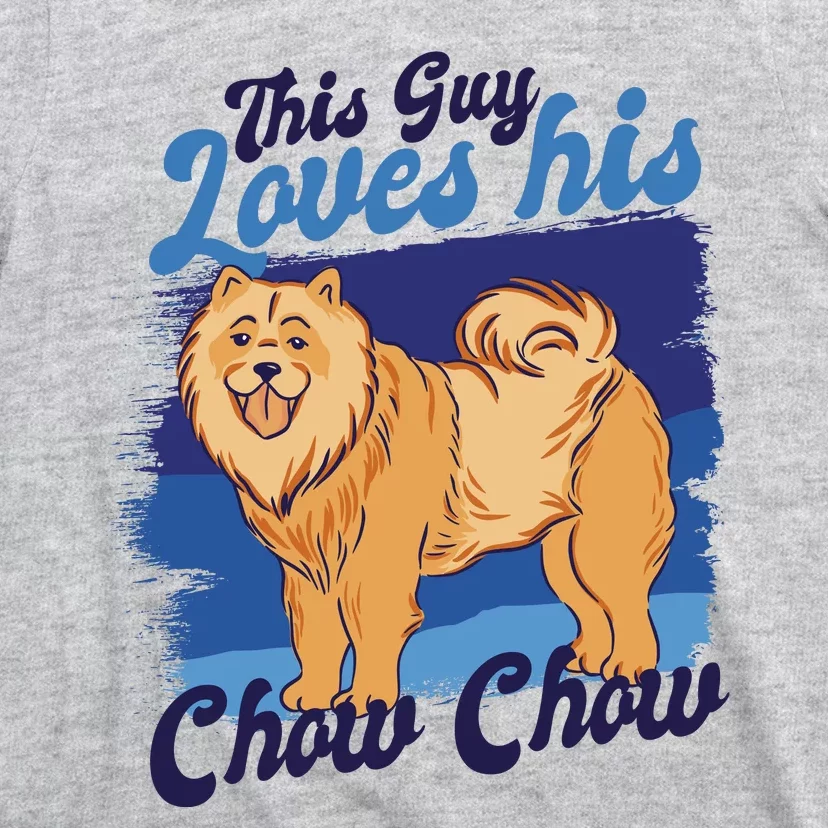 This Guy Loves His Chow Chow Dog T-Shirt