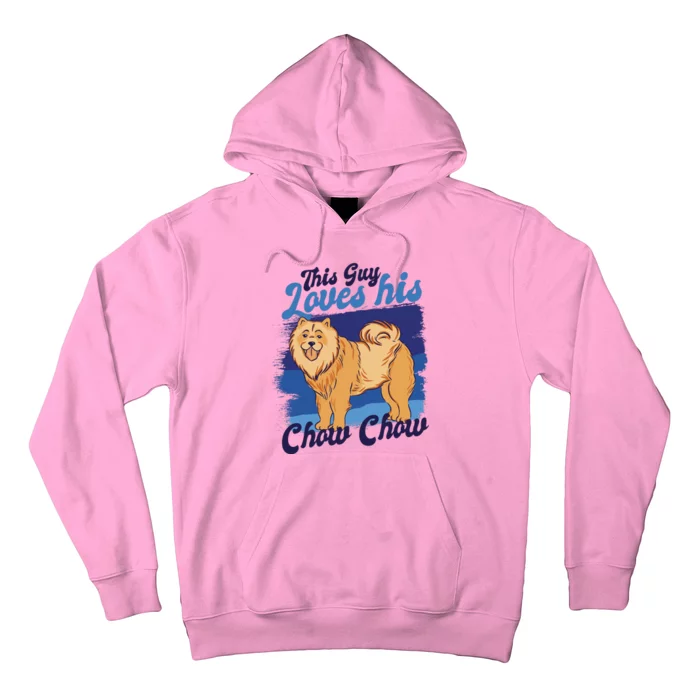 This Guy Loves His Chow Chow Dog Hoodie