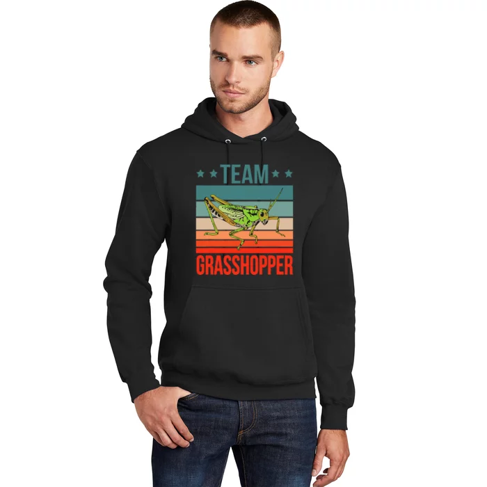 Team Grasshopper Locust Entomologist Insect Grasshopper Hoodie