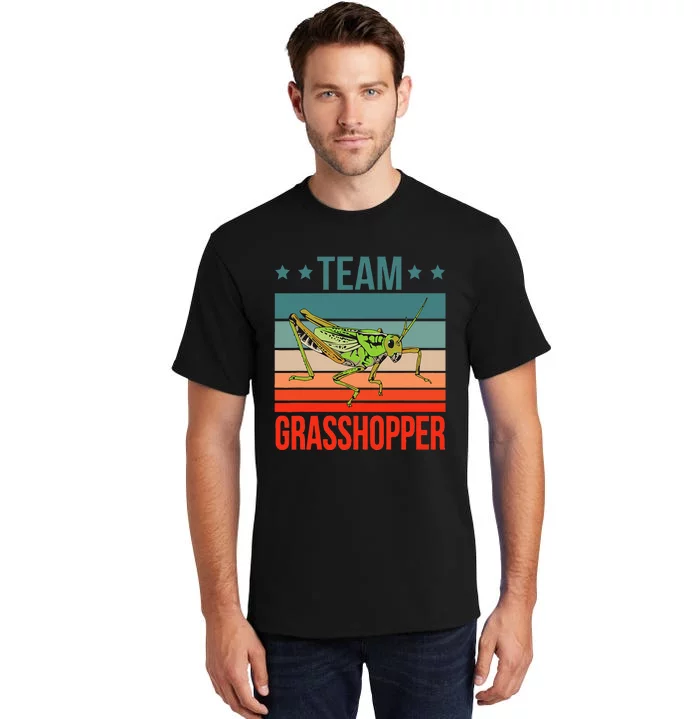 Team Grasshopper Locust Entomologist Insect Grasshopper Tall T-Shirt