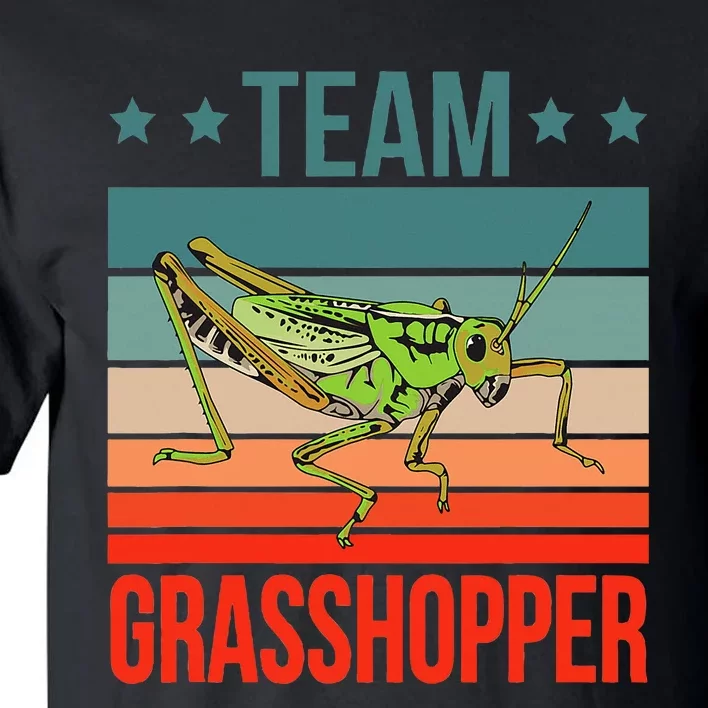 Team Grasshopper Locust Entomologist Insect Grasshopper Tall T-Shirt